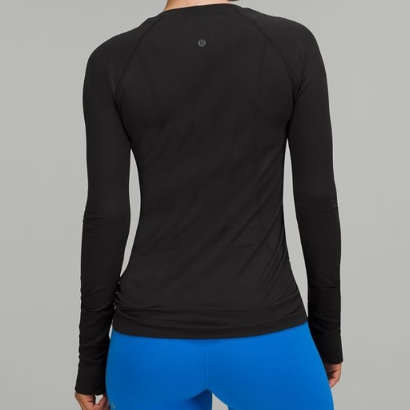 NWT Lululemon Swiftly tech long sleeve shirt 2.0 BLACK size 4 - Picture 2 of 4